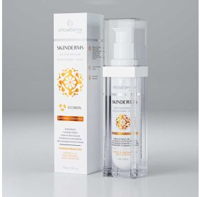 Skinderms - Gel creme de Vitamina C  + AHAs e Niacinamida - Anti Idade  30g