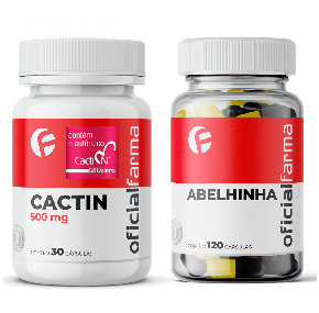 Termogênico "Abelhinha" 120 Cápsulas + Cactin 500mg 30 Cápsulas