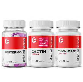 Emagrecimento Off - Termogênico Sem Cafeína "Fortermo" + Cactin + Thiomucase