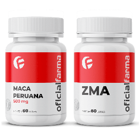 Zma 60 Cáps + Maca Peruana 500mg 60 Doses
