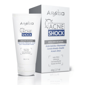 AcneShock Máscara Secativa 60g - Árago