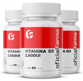 3 Vitamina D3 2000UI 60 Doses