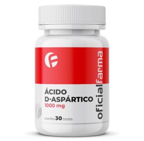 Ácido D-Aspártico 1000mg 30 Doses