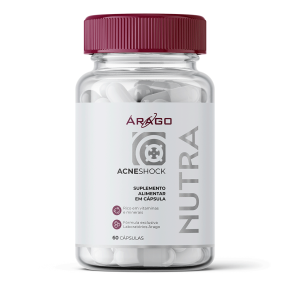Árago Nutra Acne shock - Antiacne e controle da oleosidade - 60 Cápsulas 