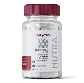 Árago Nutra Slim Force Lipo - Redutor de Medidas - 60 Cápsulas