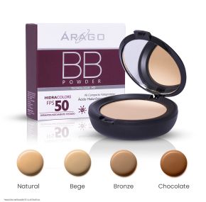 BB Powder FPS 50 Protetor Solar Pó Compacto com Ácido Hialurônico 12g
