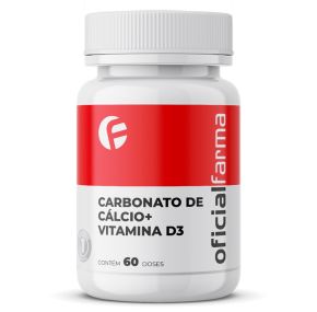 Carbonato de Cálcio + Vitamina D3 60 Doses