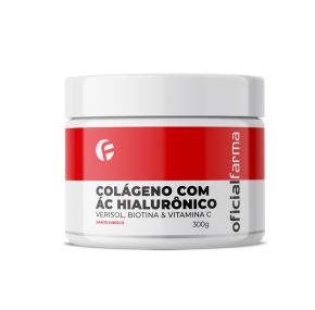 Colágeno Com Ácido Hialurônico, Verisol, Biotina & Vitamina C 300g