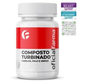Composto Turbinado Para Cabelos, Pele E Unhas 60 Cápsulas