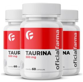 3 Taurina 500Mg 60 Cápsulas
