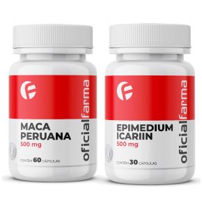 Serotonina e Dopamina - Maca Peruana + Epimedium Icariin
