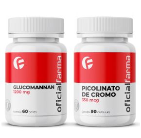 Menos Apetite - Picolinato de Cromo + Glucomannan