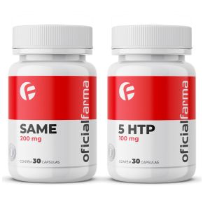 SAMe 200mg 30 Cápsulas + 5 Htp 100mg 30 Cápsulas (Grifonia Simplicifolia)