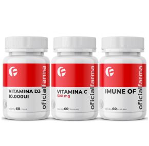 Supra Imune (Vitamina D3 10.000UI + Vitamina C 500mg + Multivitaminico Imune OF)