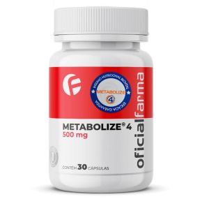 Metabolize® 4 500mg 30 Cápsulas com Selo de Autenticidade