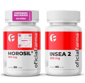Morosil® 500mg 30 Doses Mastigáveis + Insea 2 250mg 60 Cápsulas