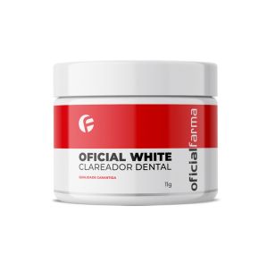 Oficial White - Clareador Dental Com Carvão Mineral 