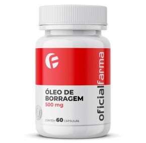 Óleo De Borragem 500mg 60 Cápsulas