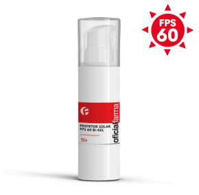 Protetor Solar OficialFarma FPS 60 Bi-gel - 50g