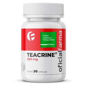 Teacrine® 200Mg 30 Cápsulas Com Selo de Autenticidade