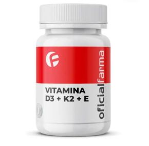 Vitamina D3 + K2 + E 180 cápsulas