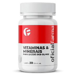 Vitaminas & Minerais para Saúde dos Olhos 30 Cápsulas